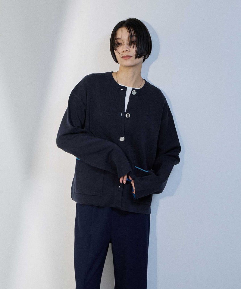 [期間限定価格]milli de l'air  カラーアクセントニットジャケット レディース商品画像-13