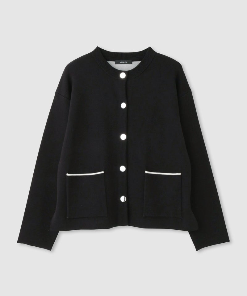 [期間限定価格]milli de l'air  カラーアクセントニットジャケット レディース商品画像-16