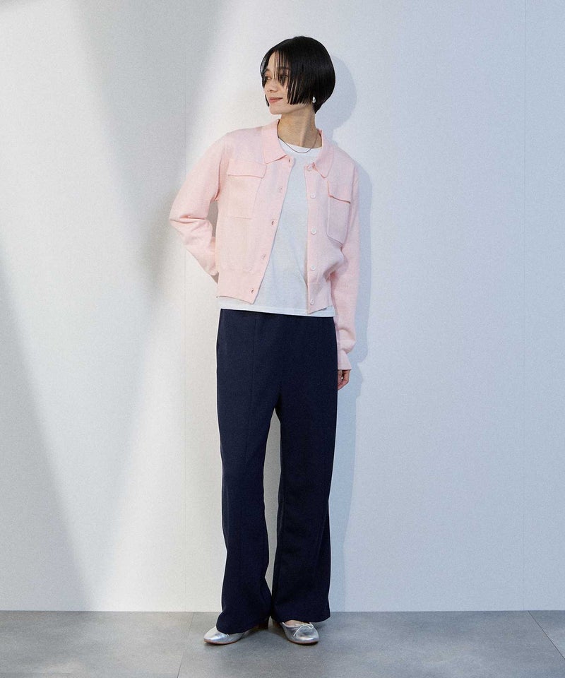 [期間限定価格]milli de l'air  ポケット付きポロカーディガン レディース商品画像-19