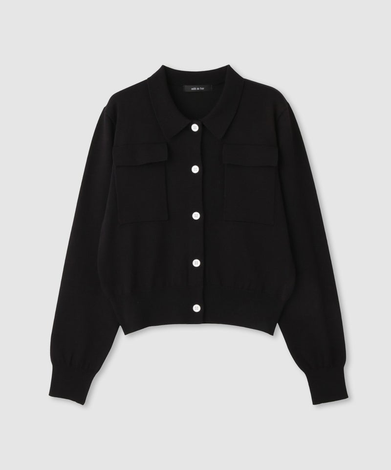 milli de l'air ポケット付きポロカーディガン レディース商品画像-23