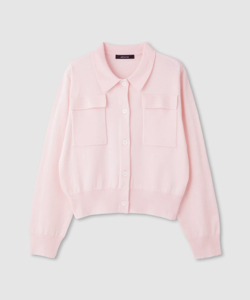 milli de l'air ポケット付きポロカーディガン レディース商品画像-24