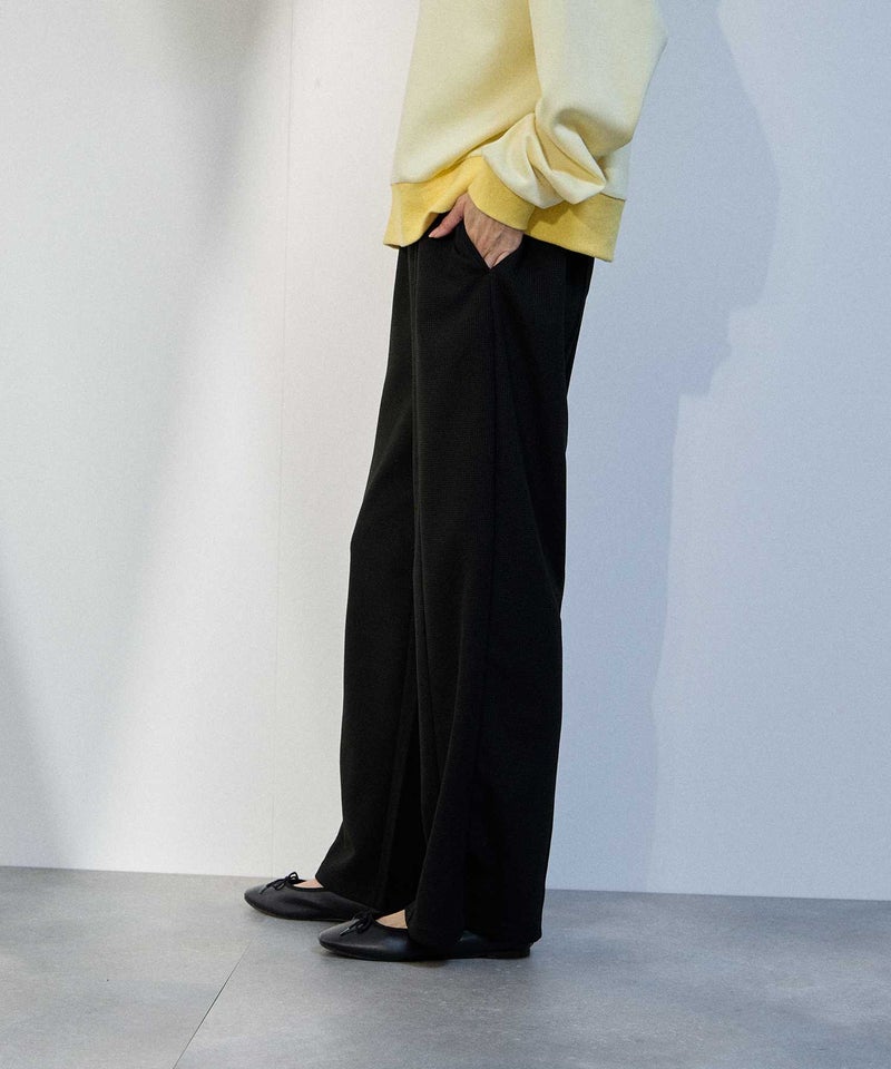 [期間限定価格]milli de l'air  ワッフルイージーワイドパンツ レディース商品画像-3