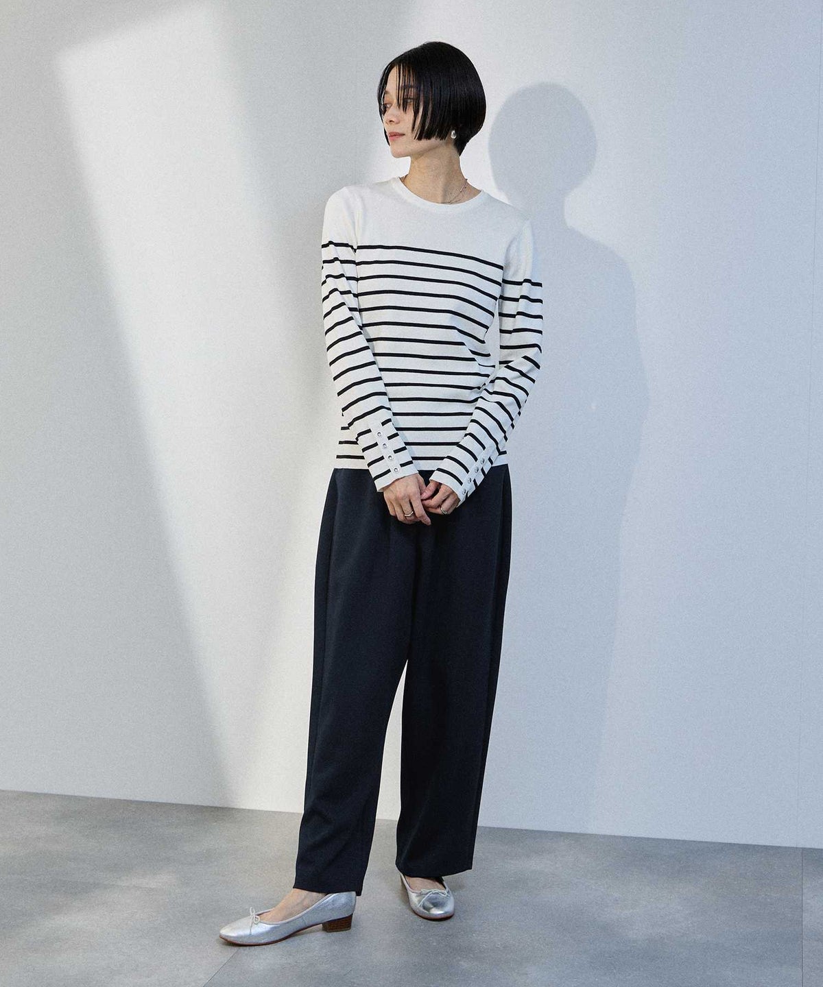 milli de l'air AIRier ライトワイドパンツ レディース