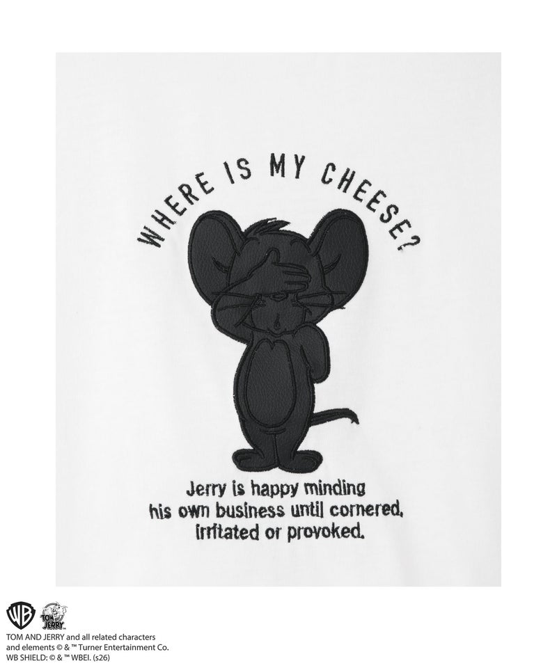 Tom and Jerry 長袖Tシャツ アップリケ刺繍 キッズ メール便 対応商品商品画像-4