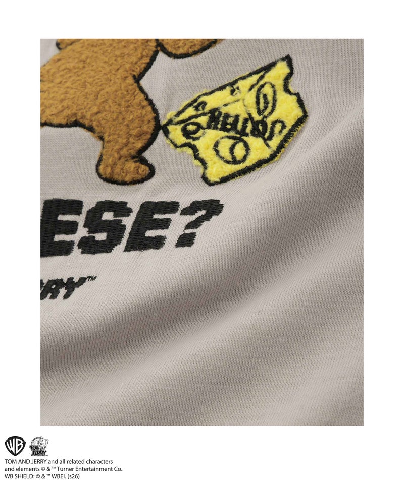 Tom and Jerry 長袖Tシャツ サガラ刺繍 キッズ メール便 対応商品商品画像-7