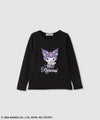 サンリオキャラクターズ クロミ 長袖Tシャツ モチーフ刺繍 キッズ メール便 対応商品商品サムネイル-1