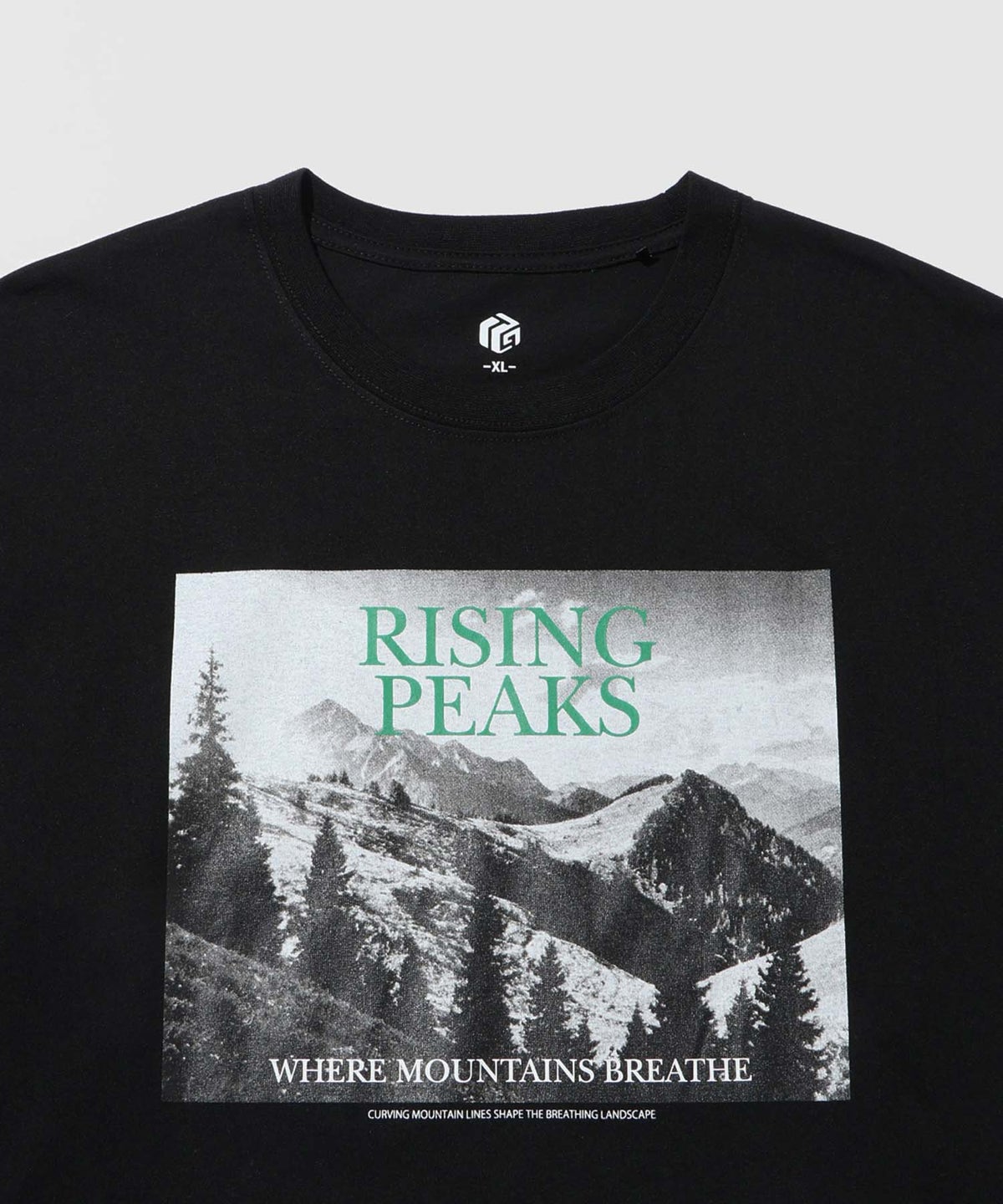 T-GRAPHICS フォトプリント長袖Tシャツ メンズ