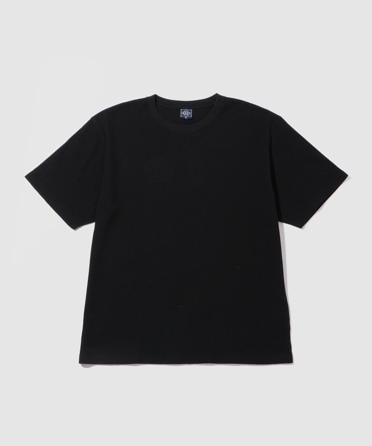 NAVY BCIコットン リラックスフィット ワッフル半袖Tシャツ メンズ メール便 対応商品