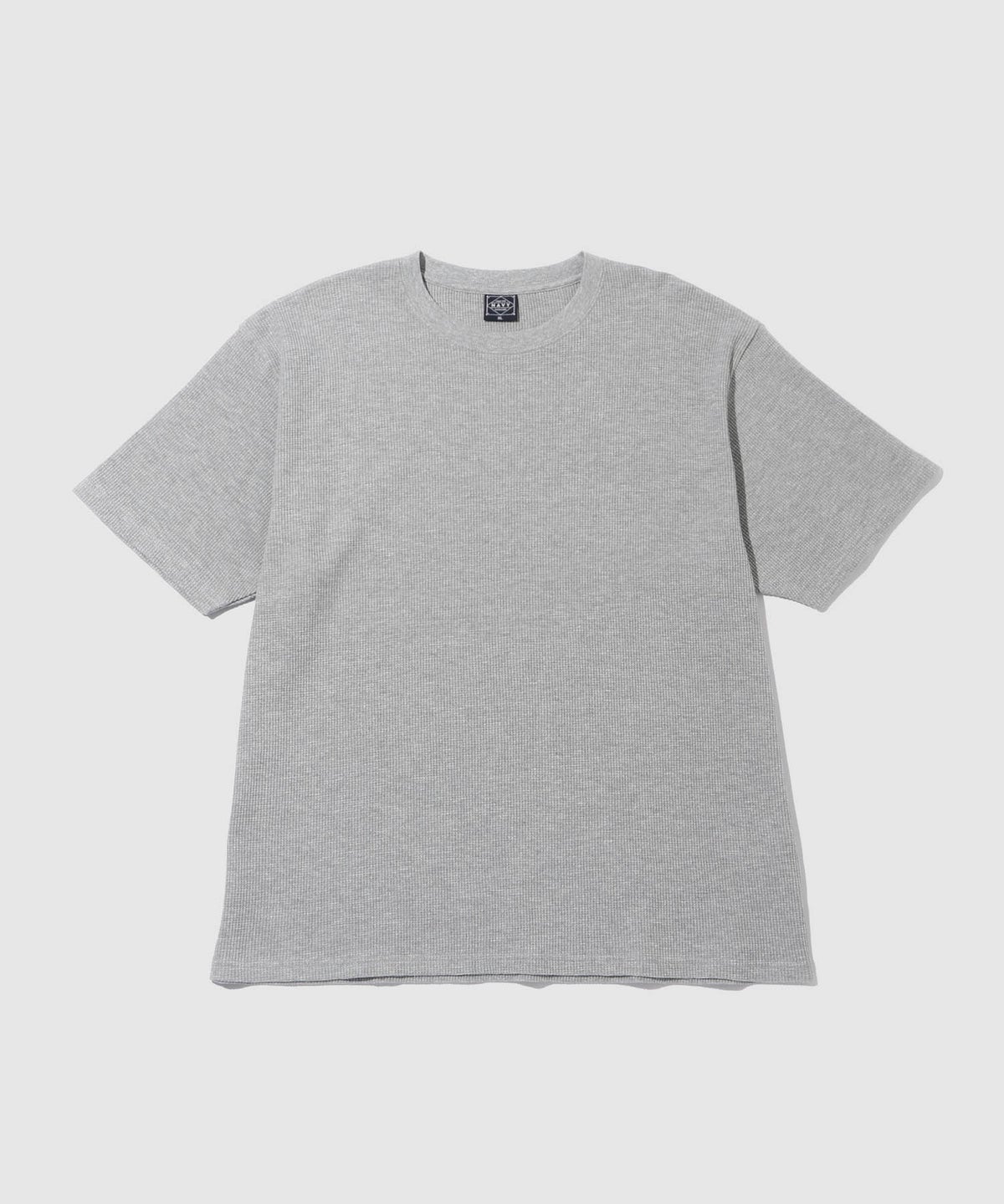 NAVY BCIコットン リラックスフィット ワッフル半袖Tシャツ メンズ メール便 対応商品