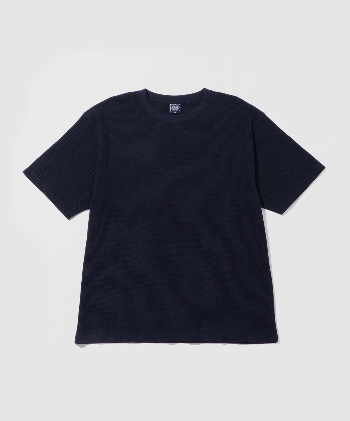 NAVY BCIコットン リラックスフィット ワッフル半袖Tシャツ メンズ メール便 対応商品