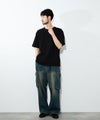 [期間限定価格]NAVY  BCIコットン リラックスフィット ワッフル半袖Tシャツ メンズ メール便 対応商品商品サムネイル-11