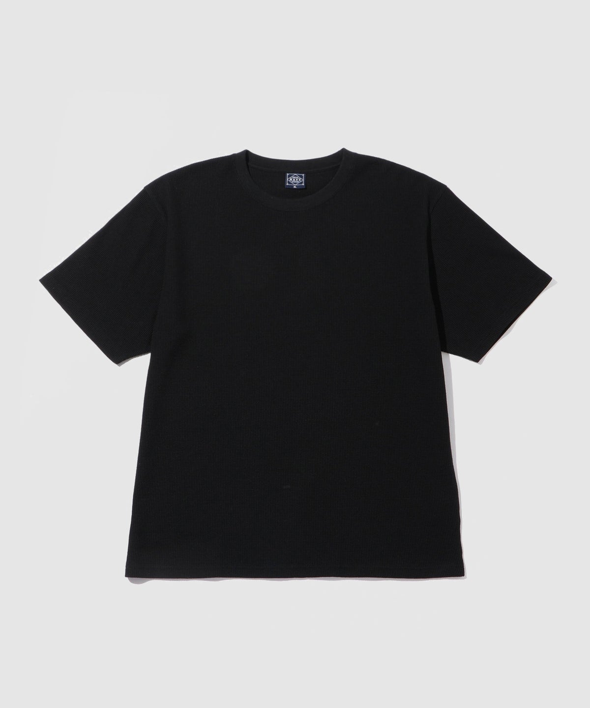 NAVY BCIコットン リラックスフィット ワッフル半袖Tシャツ メンズ メール便 対応商品