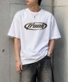 NAVY  布帛ロゴルーズTシャツ メンズ メール便 対応商品商品サムネイル-3