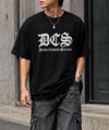 NAVY  布帛ロゴルーズTシャツ メンズ メール便 対応商品商品サムネイル-4