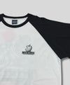 NAVY  フードプリント7分袖ラグランTシャツ メンズ商品サムネイル-6