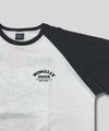 NAVY  フードプリント7分袖ラグランTシャツ メンズ商品サムネイル-7
