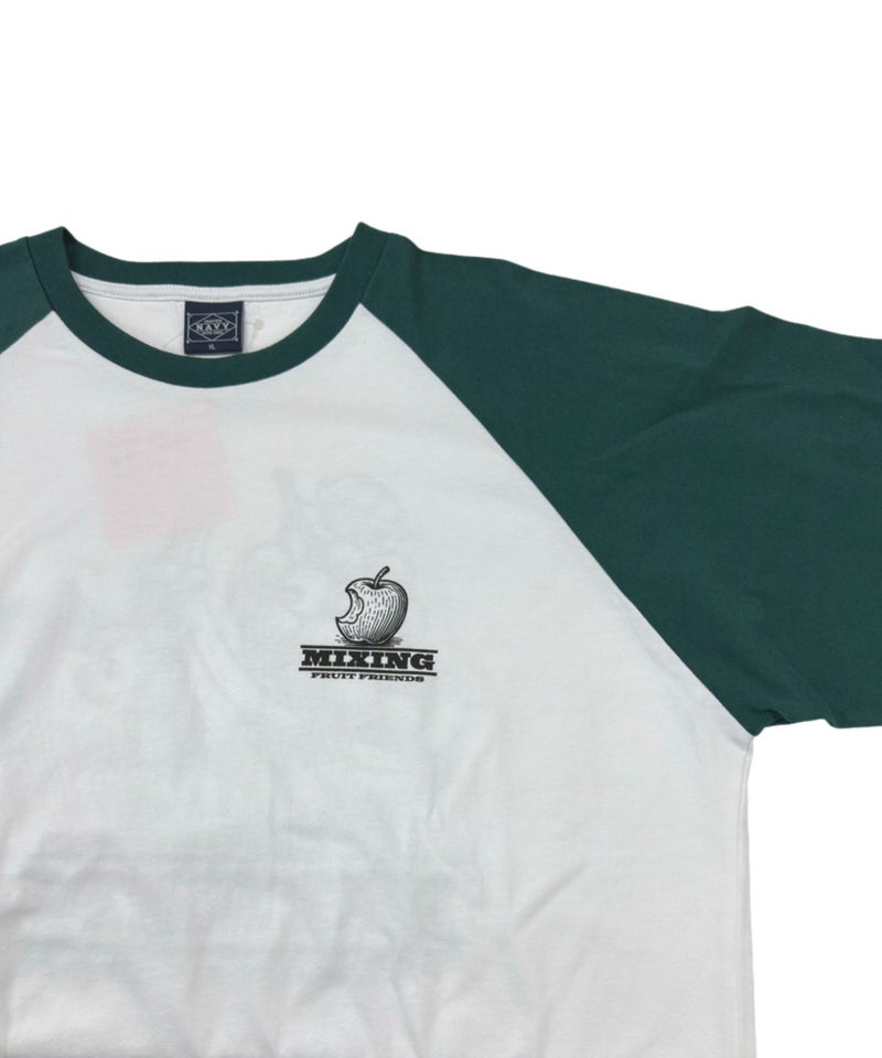 NAVY フードプリント7分袖ラグランTシャツ メンズ商品画像-9