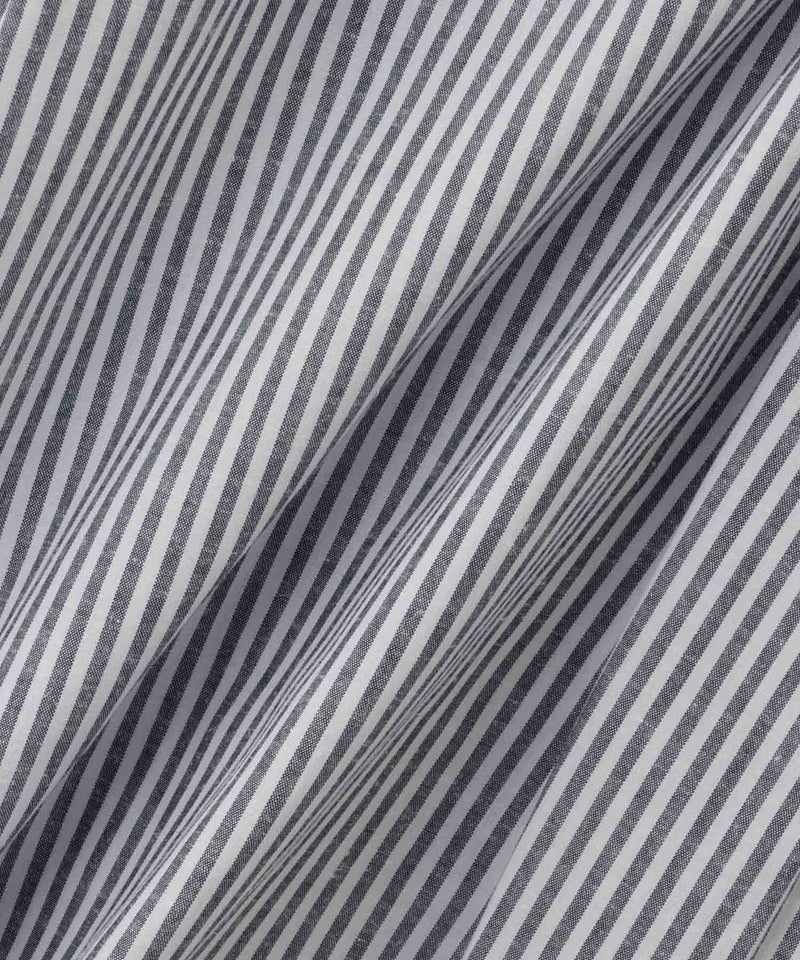 NAVY リネンブレンド バンドカラールーズシャツ レディース商品画像-8