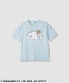 サンリオキャラクターズ シナモロール スパンコールTシャツ キッズ メール便 対応商品商品サムネイル-1