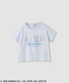 サンリオキャラクターズ シナモロール キラキラクロップド丈Tシャツ キッズ メール便 対応商品商品サムネイル-1