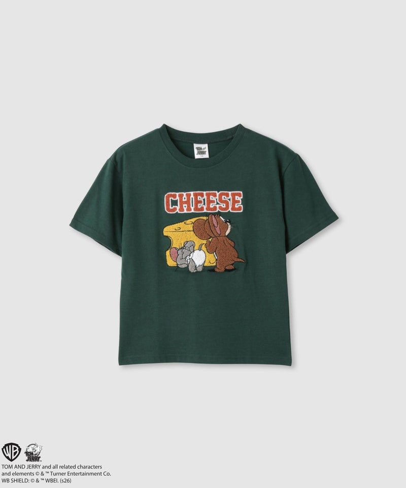 Tom and Jerry サガラ刺繍Tシャツ キッズ メール便 対応商品商品画像-1