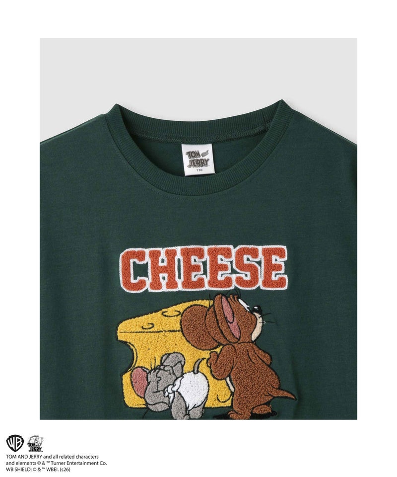 Tom and Jerry サガラ刺繍Tシャツ キッズ メール便 対応商品商品画像-3