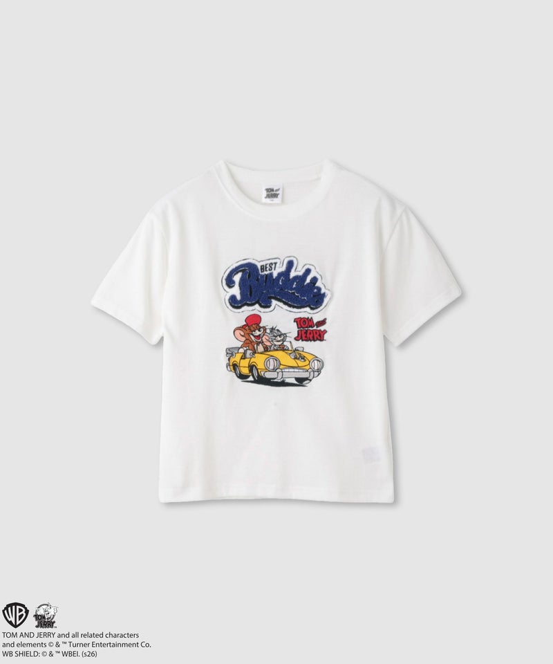 Tom and Jerry サガラ刺繍Tシャツ キッズ メール便 対応商品商品画像-1