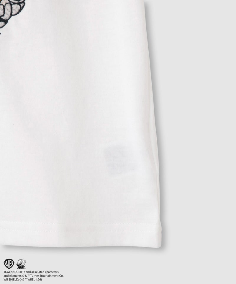 Tom and Jerry サガラ刺繍Tシャツ キッズ メール便 対応商品商品画像-5