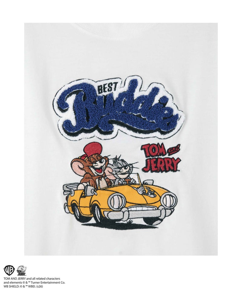 Tom and Jerry サガラ刺繍Tシャツ キッズ メール便 対応商品商品画像-6