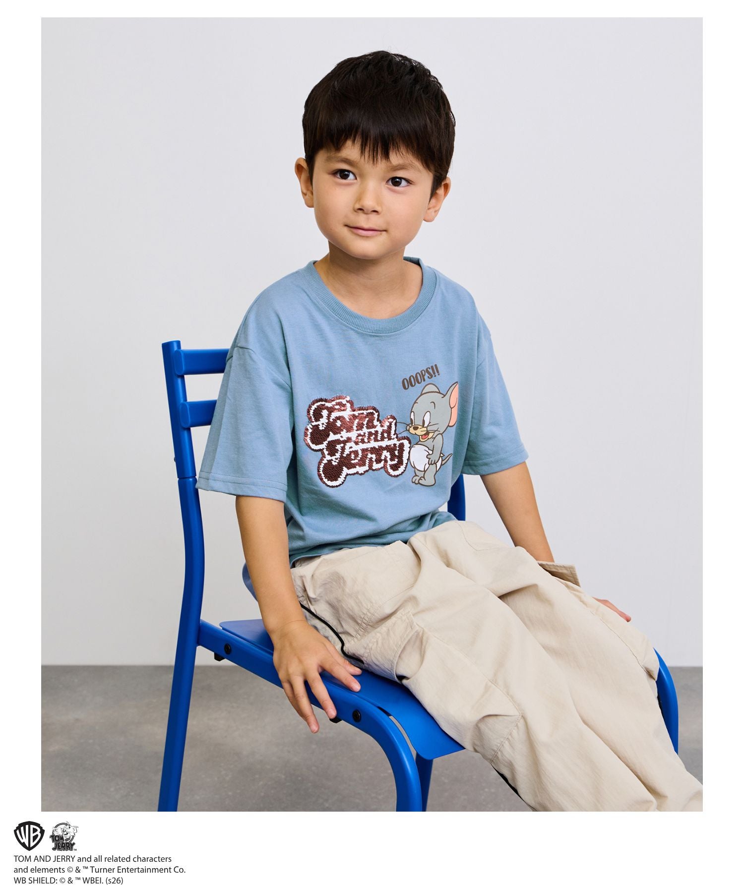 Tom and Jerry スパンコールTシャツ キッズ