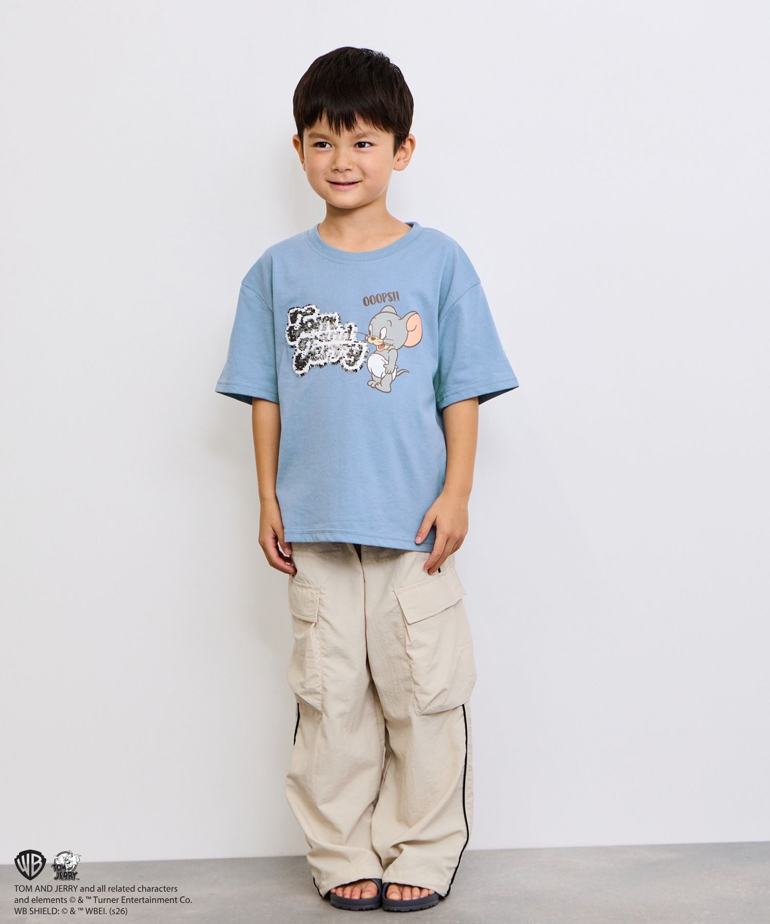 Tom and Jerry スパンコールTシャツ キッズ