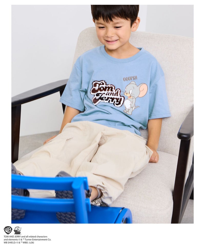 [値下げ]Tom and Jerry スパンコールTシャツ キッズ メール便 対応商品商品画像-9