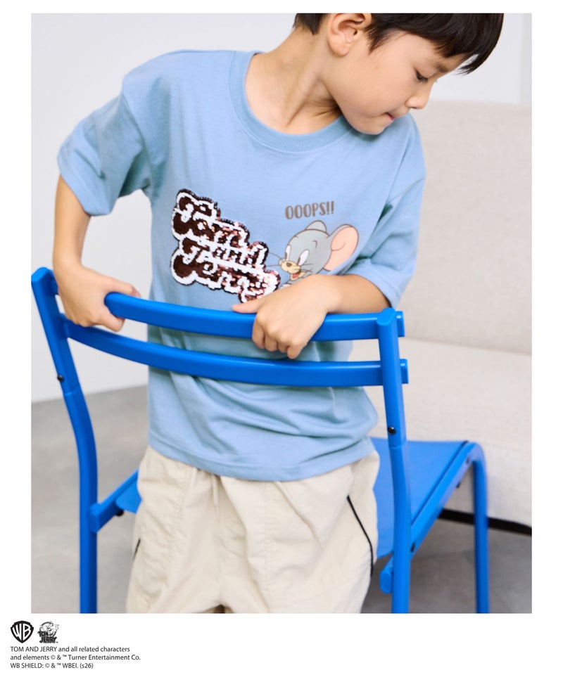 [値下げ]Tom and Jerry スパンコールTシャツ キッズ メール便 対応商品商品画像-10