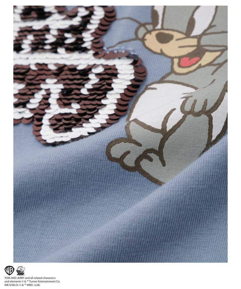 Tom and Jerry スパンコールTシャツ キッズ メール便 対応商品商品画像-15
