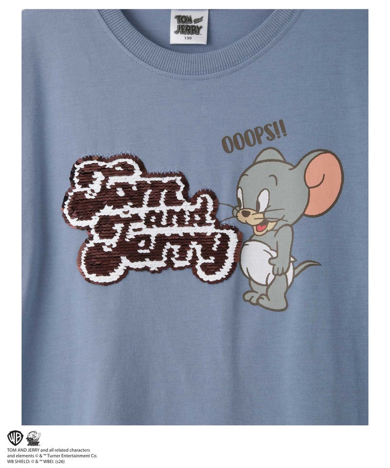 [値下げ]Tom and Jerry スパンコールTシャツ キッズ メール便 対応商品商品画像-18