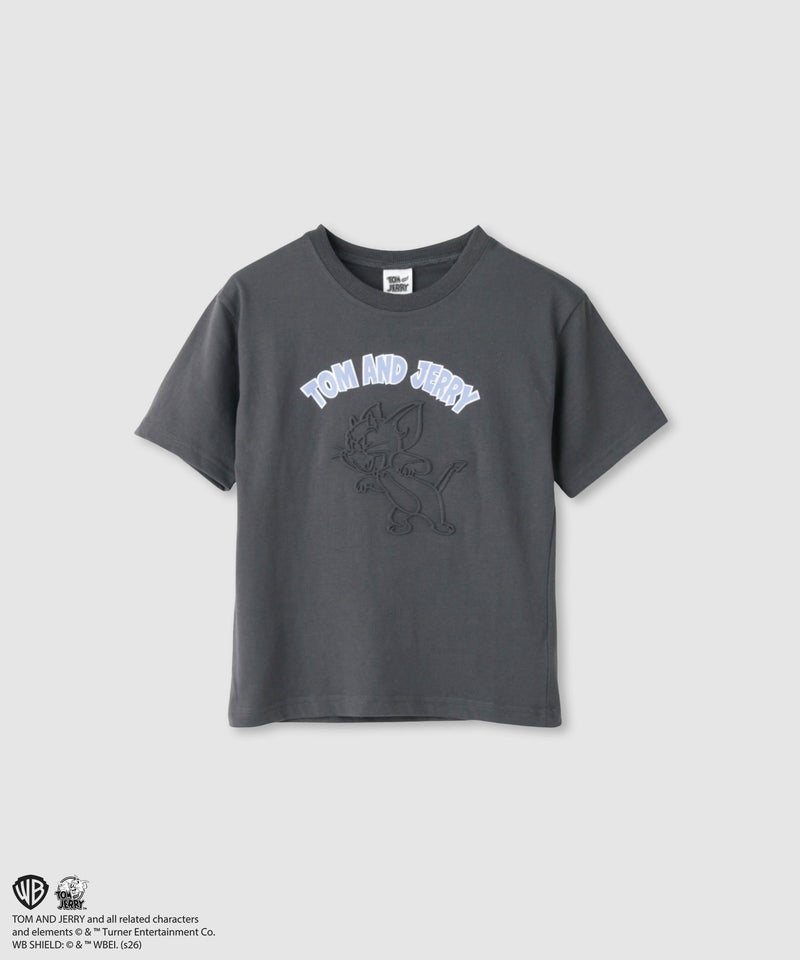 Tom and Jerry エンボス加工Tシャツ キッズ メール便 対応商品商品画像-1
