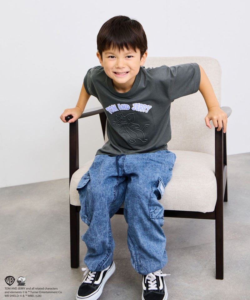 [値下げ]Tom and Jerry エンボス加工Tシャツ キッズ メール便 対応商品商品画像-7