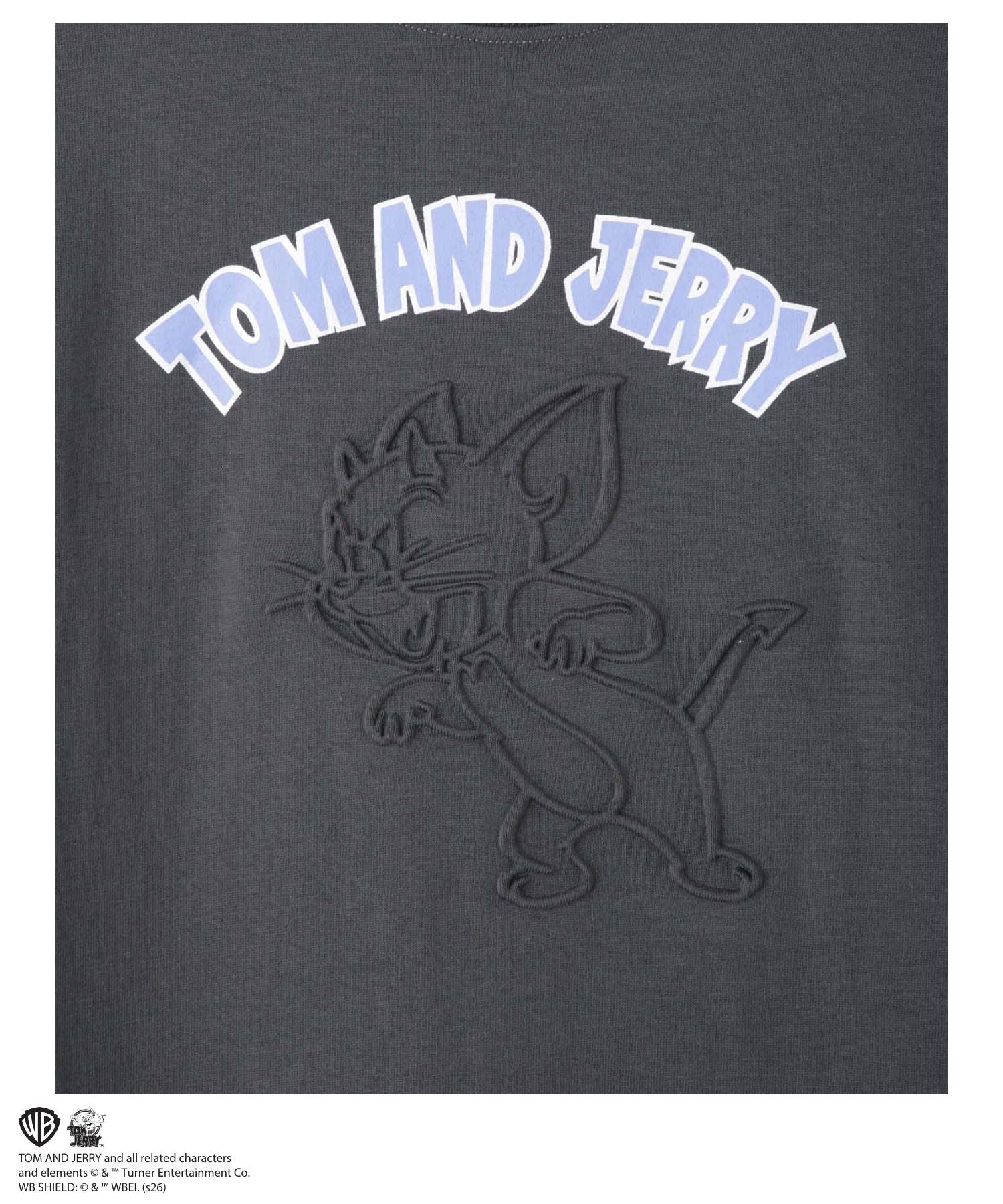 Tom and Jerry エンボス加工Tシャツ キッズ