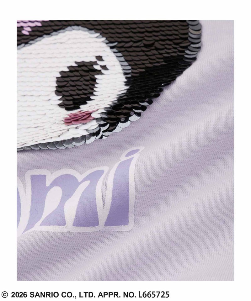 サンリオキャラクターズ クロミ スパンコールTシャツ キッズ メール便 対応商品商品画像-8