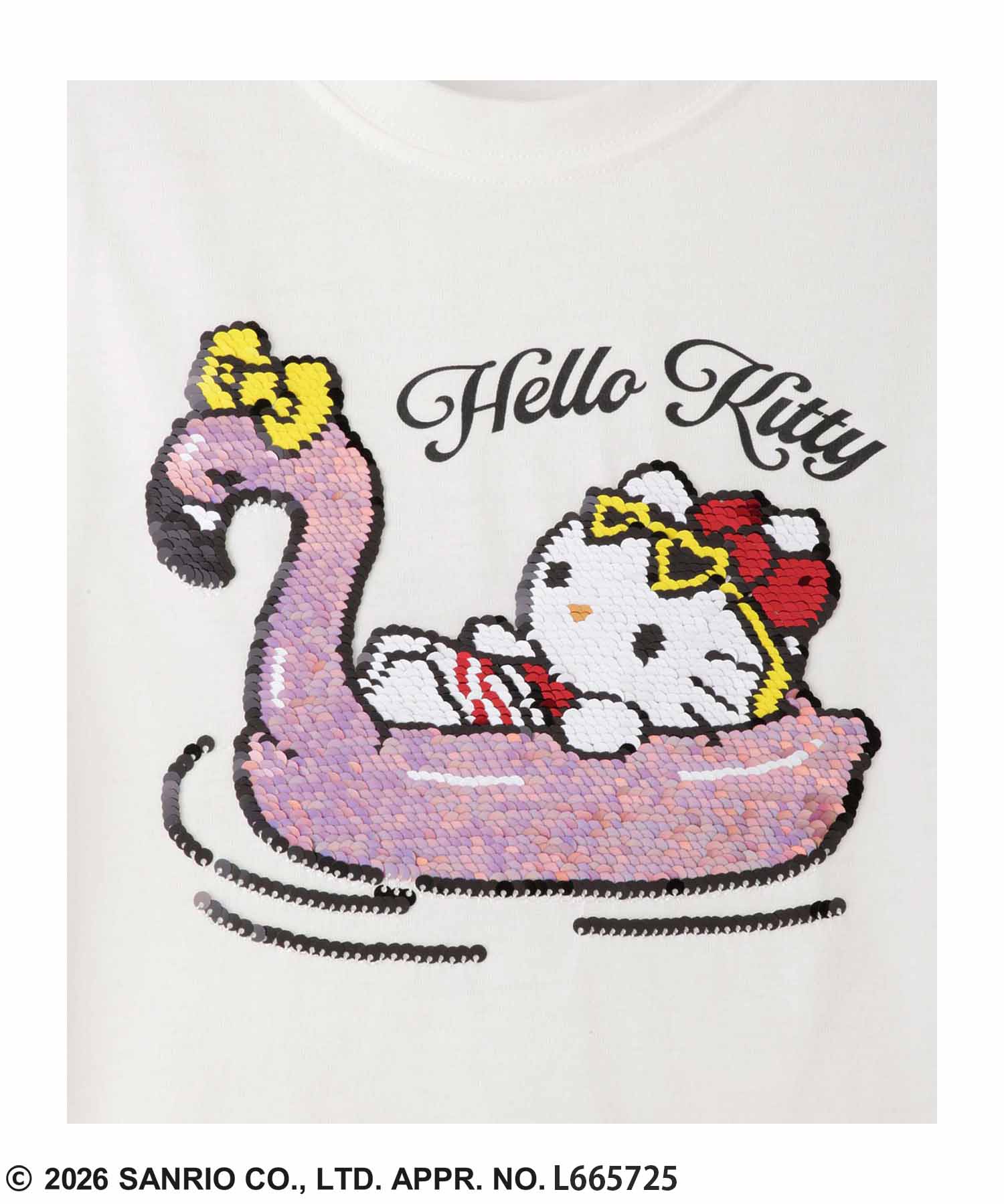 Rady キティちゃんスパンコールTシャツ 新品 タグ付き キティ キティちゃん サンリオ Tシャツ スパンコール