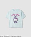 サンリオキャラクターズ ハローキティ サガラ刺繍Tシャツ キッズ メール便 対応商品商品サムネイル-1