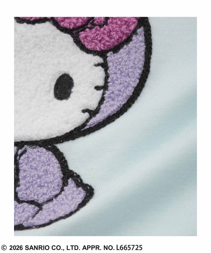 サンリオキャラクターズ ハローキティ サガラ刺繍Tシャツ キッズ メール便 対応商品商品画像-7