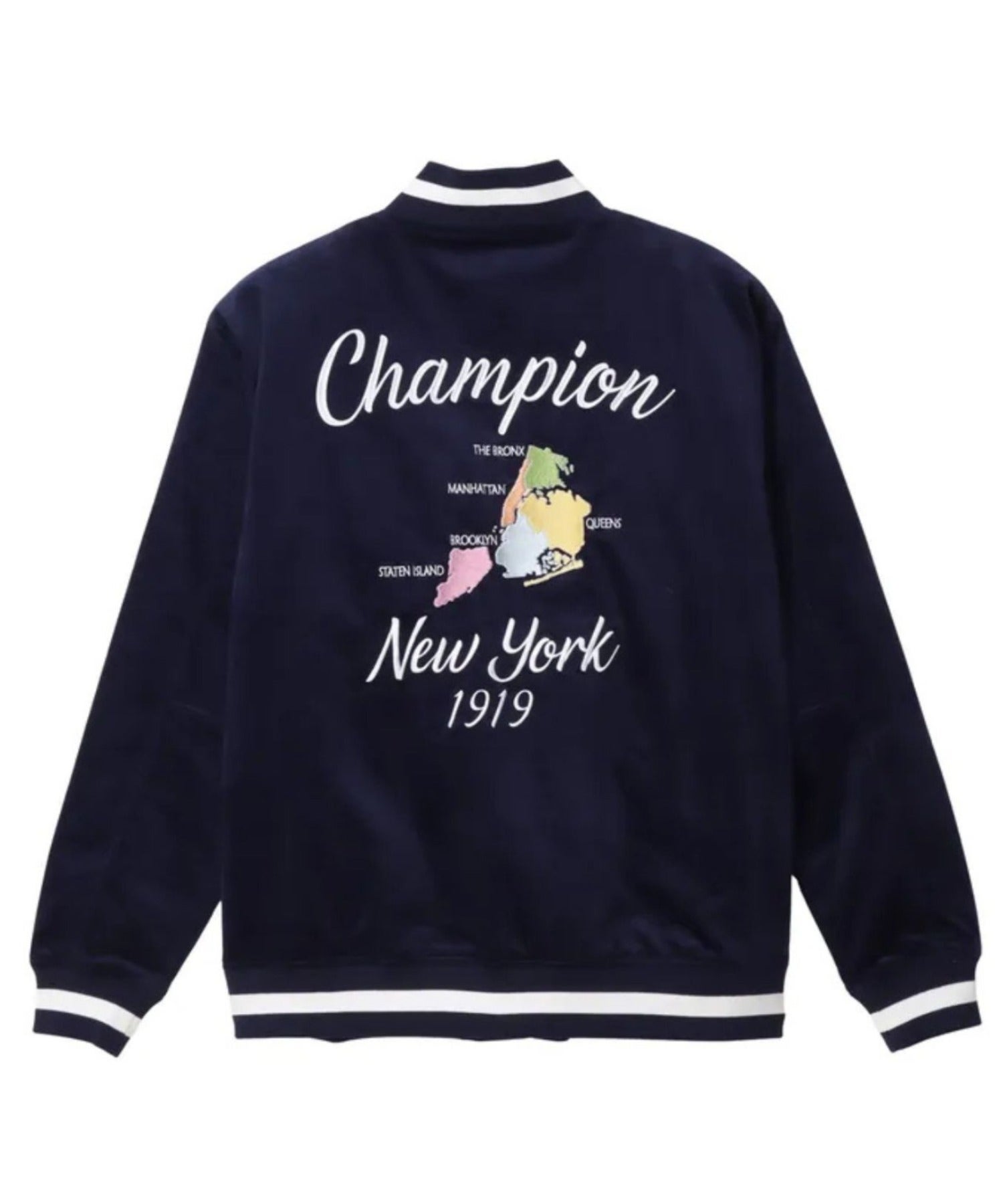 25AW チャンピオン Champion スーベニアジャケット ジップジャケット Champion スーベニアジャケット メンズ
