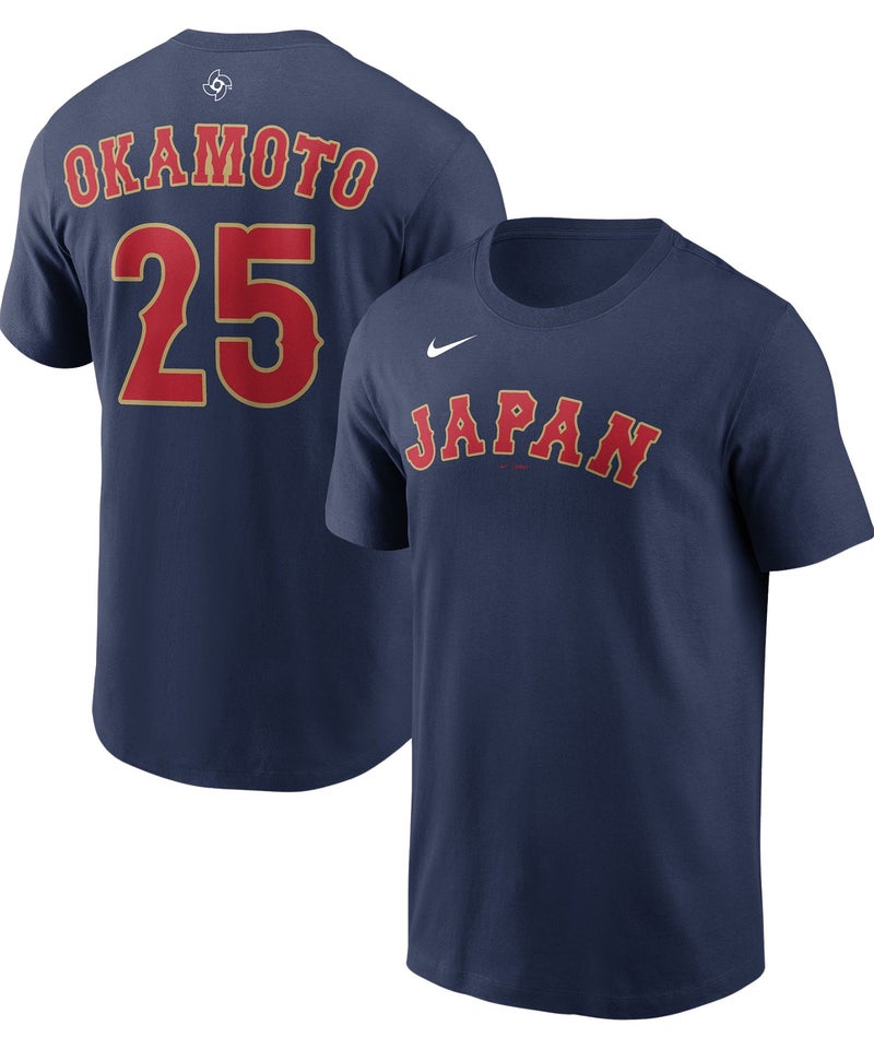 NIKE  World Baseball Classic 2026 Japan ネームアンドナンバーTシャツ メンズ メール便 対応商品商品画像-2