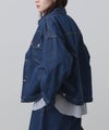 [期間限定価格]NAVY  11ozコットンデニム ビッグシルエットジャケット レディース商品サムネイル-11