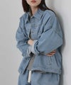 [期間限定価格]NAVY  11ozコットンデニム ビッグシルエットジャケット レディース商品サムネイル-21