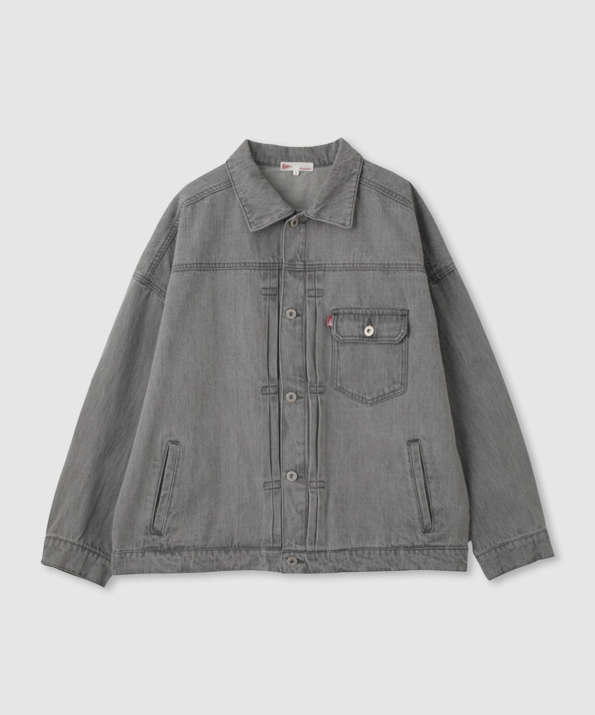 NAVY 11ozコットンデニム ビッグシルエットジャケット レディース