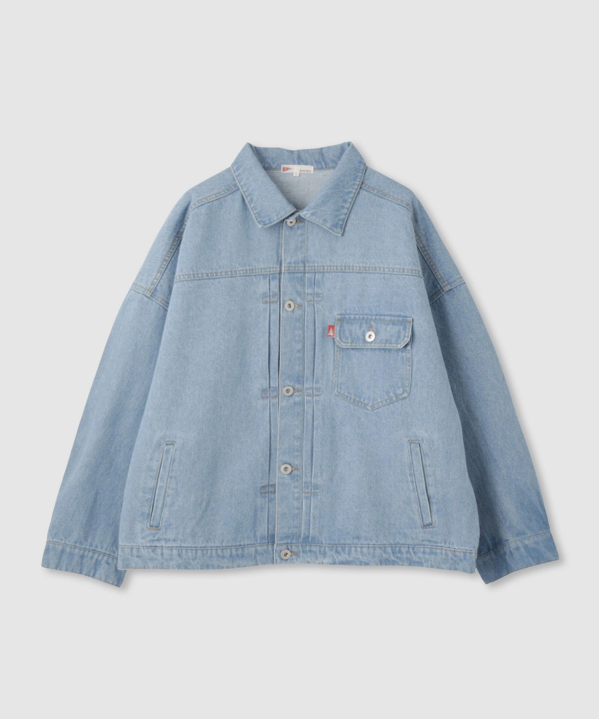 NAVY 11ozコットンデニム ビッグシルエットジャケット レディース