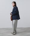 NAVY ビッグシルエット テーラード ダブルジャケット レディース商品サムネイル-12