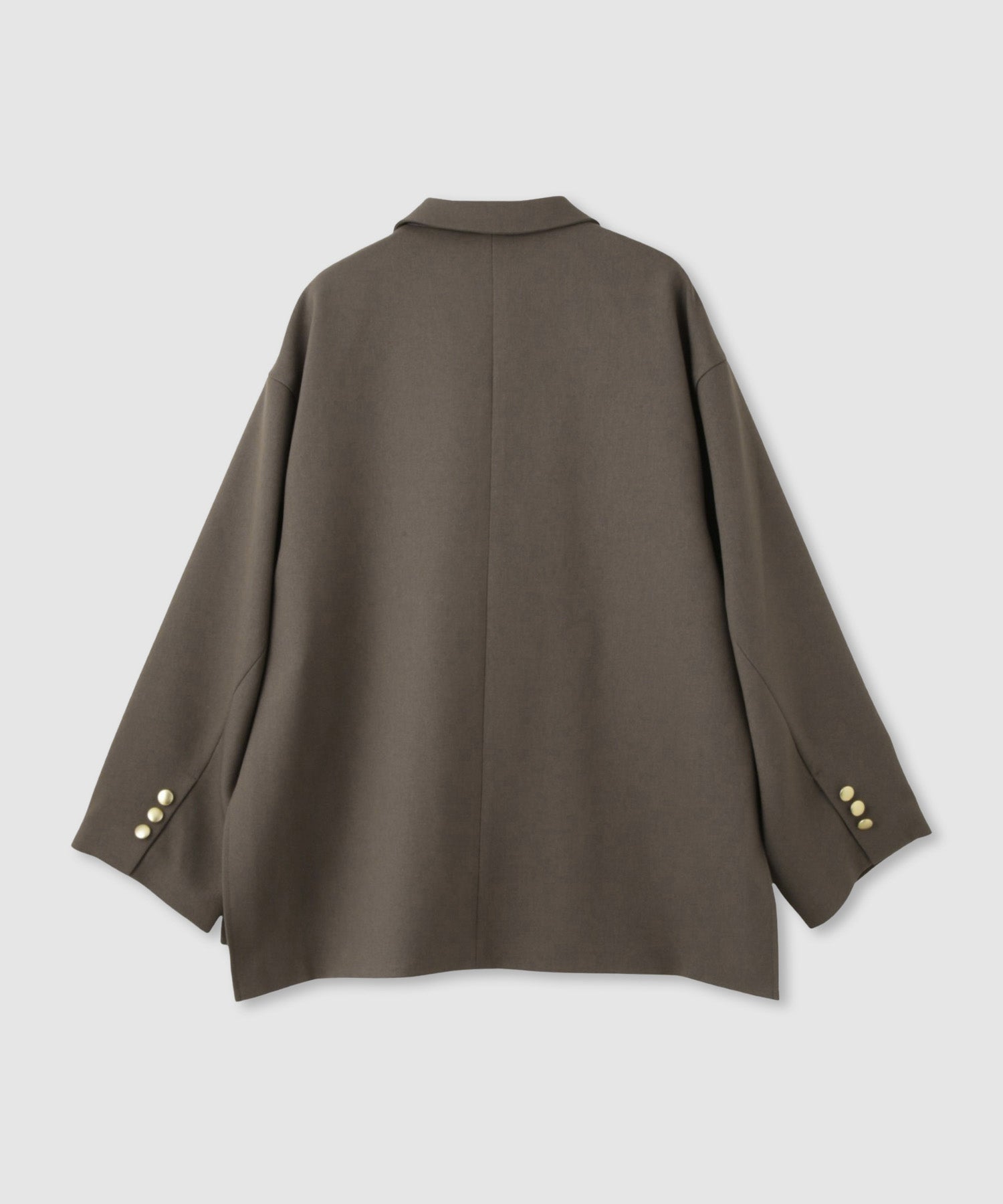 NAVY ビッグシルエット テーラード ダブルジャケット レディース